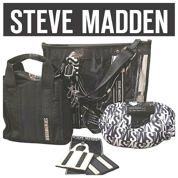 Steve Madden Multi-Piece Gift Set- Black