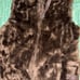 Terry Lewis, leather/polyester vest coat sz medium women’s