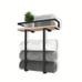 1pc Towel Racks For Bathroom Wall Mounted, With Wooden Shelf -bkg9