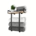 1pc Towel Racks For Bathroom Wall Mounted, With Wooden Shelf -bkg9