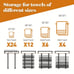 1pc Towel Racks For Bathroom Wall Mounted, With Wooden Shelf -bkg9