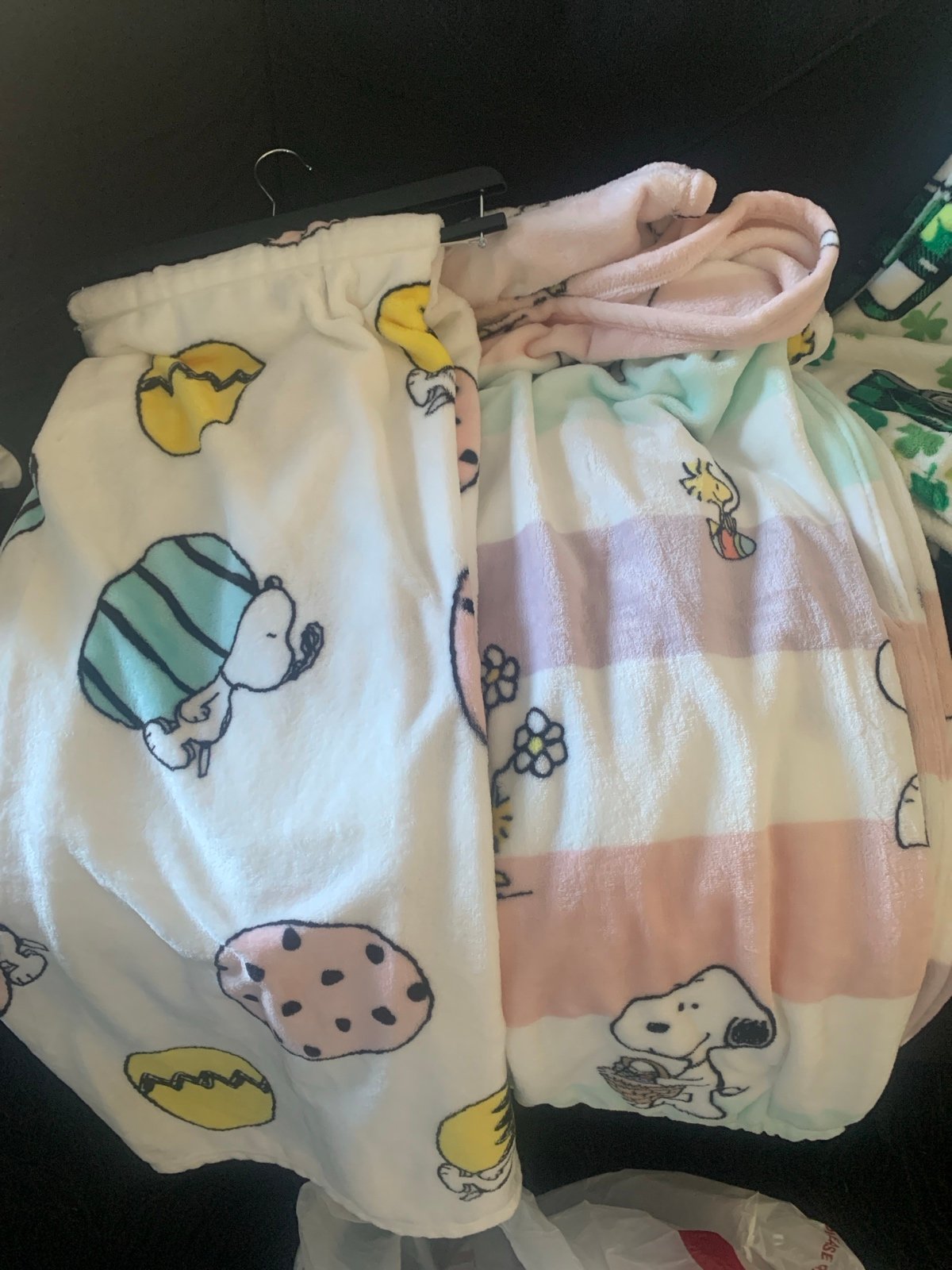 New snoopy Easter blanket set