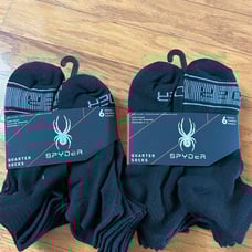 NWT Spyder Men’s Quarter Socks 12 pairs