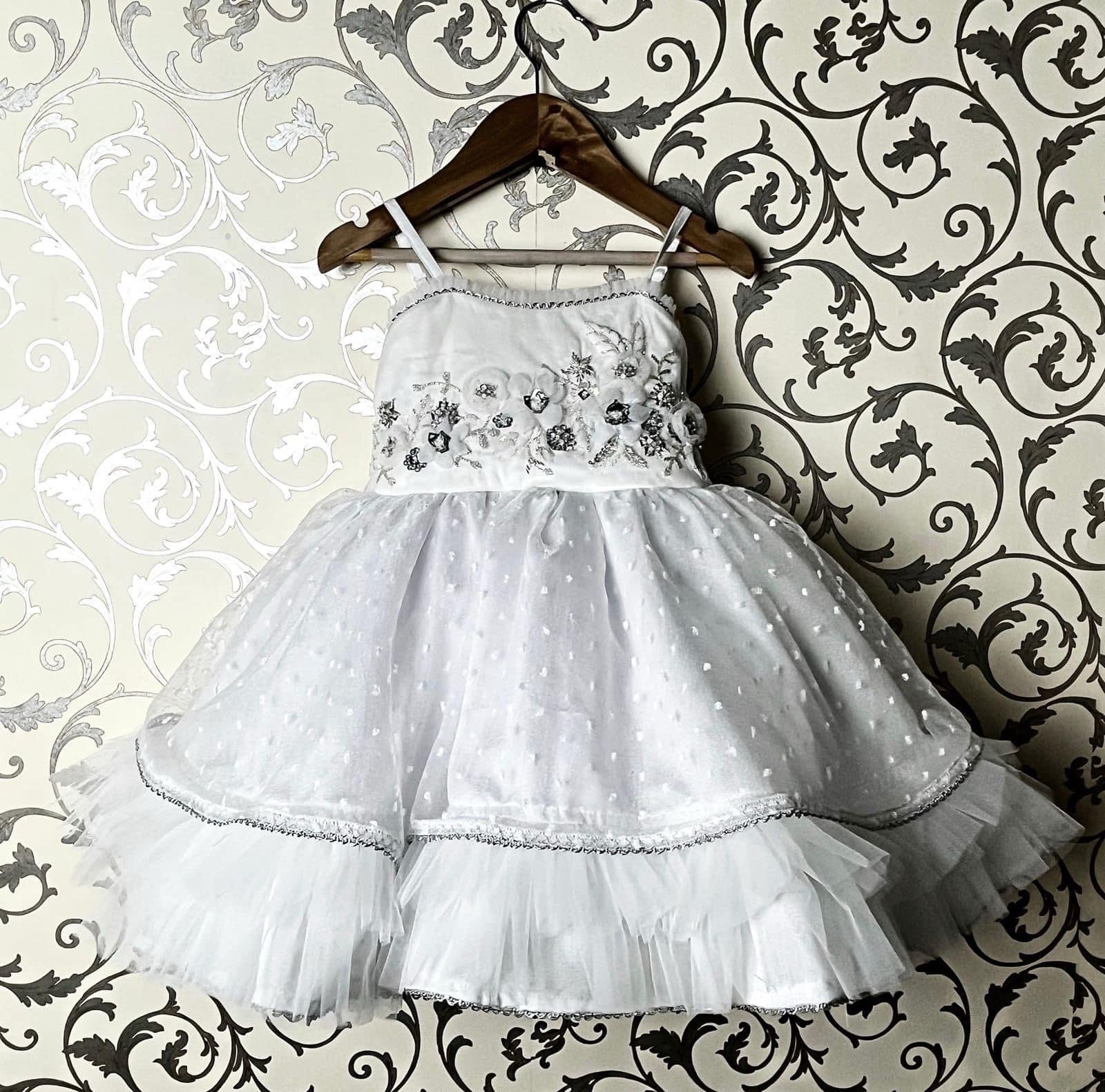 OhShana! White Boutique Dress Size 4T Oh Shana