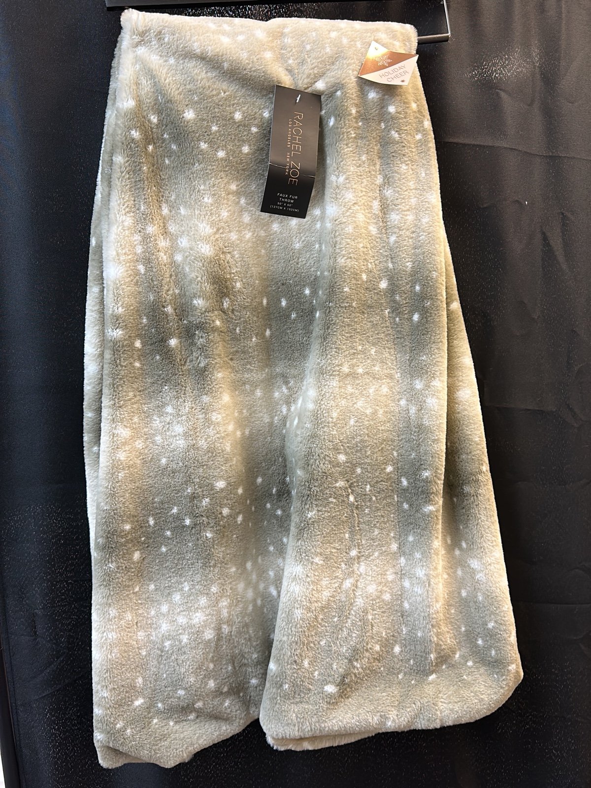 Rachel Zoe Animal Print faux fur Throw Blanket