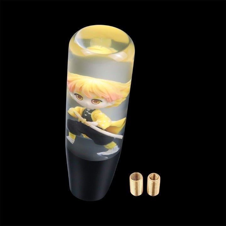 NEW Universal JDM Anime Samurai Clear Crystal MT/AT Gear Shift Knob Shifter