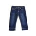Y2K True Religion Low Rise Capris Billy Big T White Thick Stitch Crop Jeans Blue