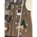 Vintagw Victoria jones zipup sweater vest Sz M winter wonderland deer wool blend