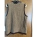 Vintagw Victoria jones zipup sweater vest Sz M winter wonderland deer wool blend