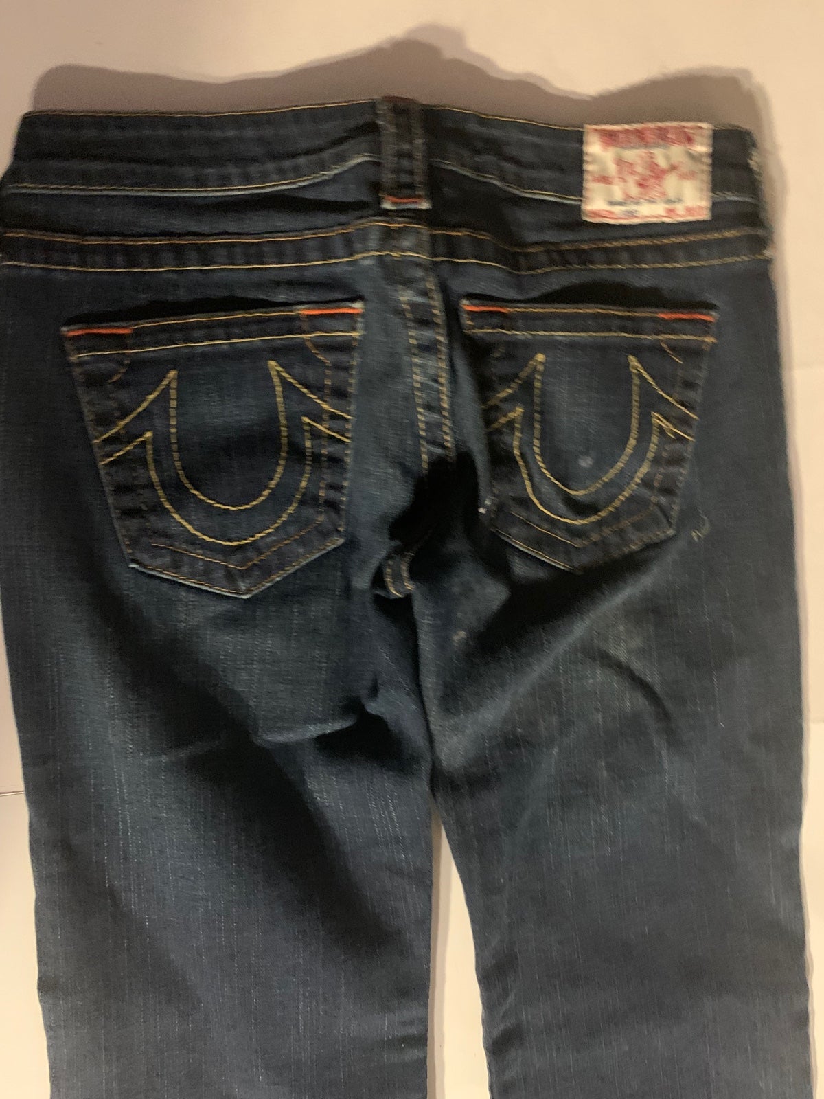 TRUE RELIGION BOBBY DARK WASH FLARE LEG JEANS 29 X 33