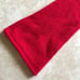 Vintage Abercrombie red rabbit hair off the shoulder long sleeve sweater.