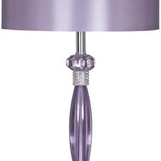 Design by Ashley Nyssa Glam 24 Youth Single Table Lamp with Siler