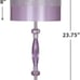 Design by Ashley Nyssa Glam 24 Youth Single Table Lamp with Siler