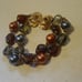 Vintage Crown Trifari Double Strand Beaded Bracelet