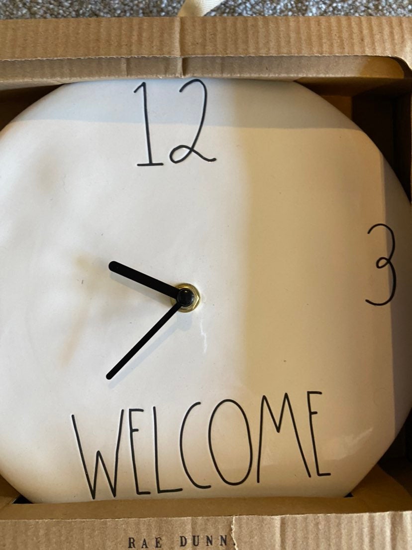 Rea Dunn wall clock