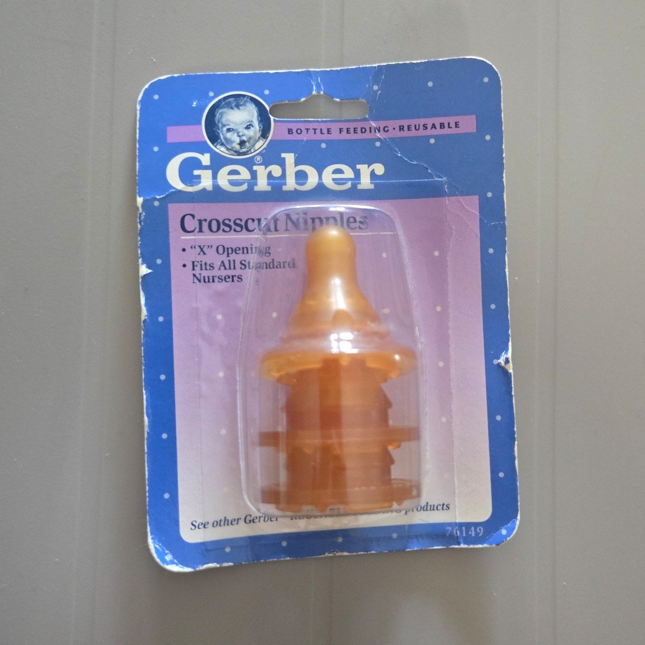 Vintage Gerber Baby Bottle Nipples 1991 NEw