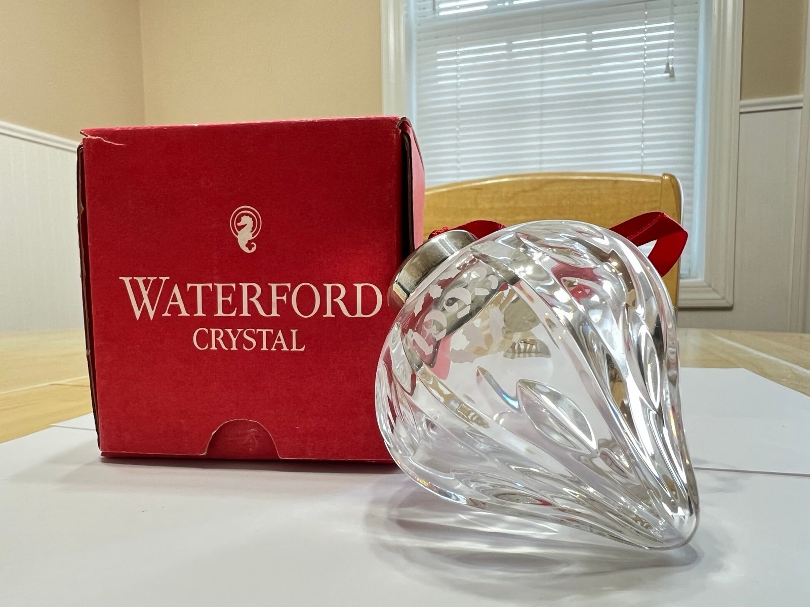Waterford Crystal 1993 Ball Ornament