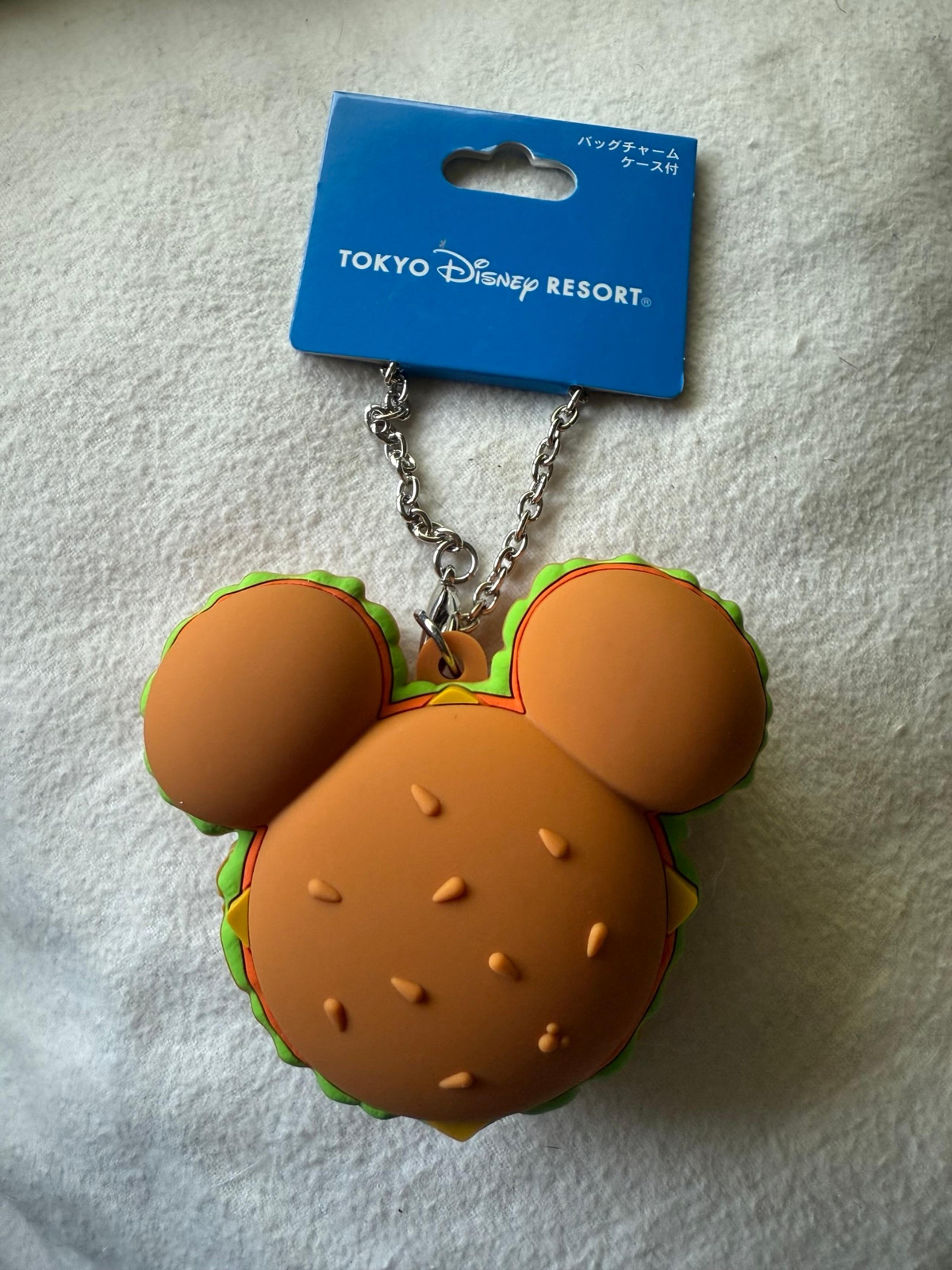 Tokyo Disney Resort Exclusive! Silicone Mickey Hamburger Coin Purse