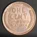 1942 No Mint Mark 1CT Wheat Penny Off Set Strike
