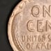 1942 No Mint Mark 1CT Wheat Penny Off Set Strike