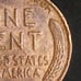 1942 No Mint Mark 1CT Wheat Penny Off Set Strike