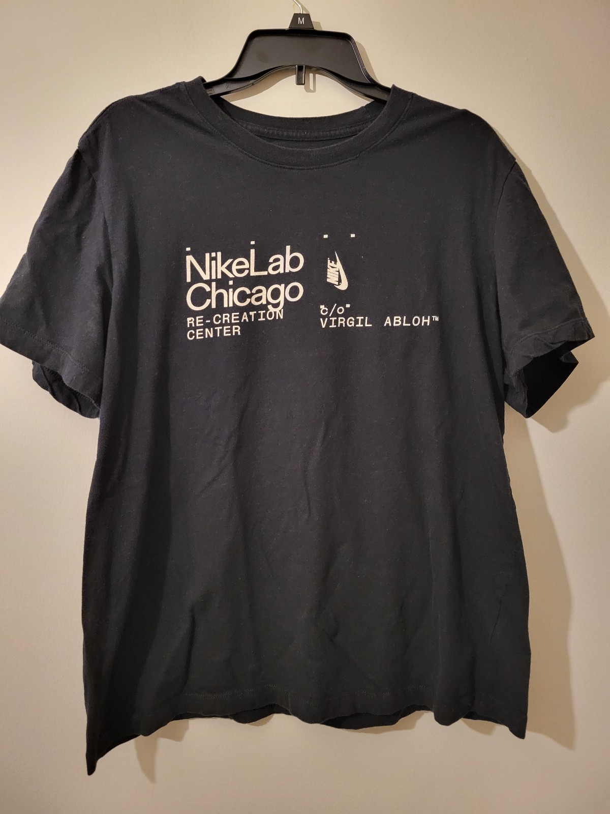 Nikelab Virgil Abloh Chicago to the World Mens t-shirt