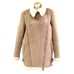 Zara Basic Sand Faux Fur Coat