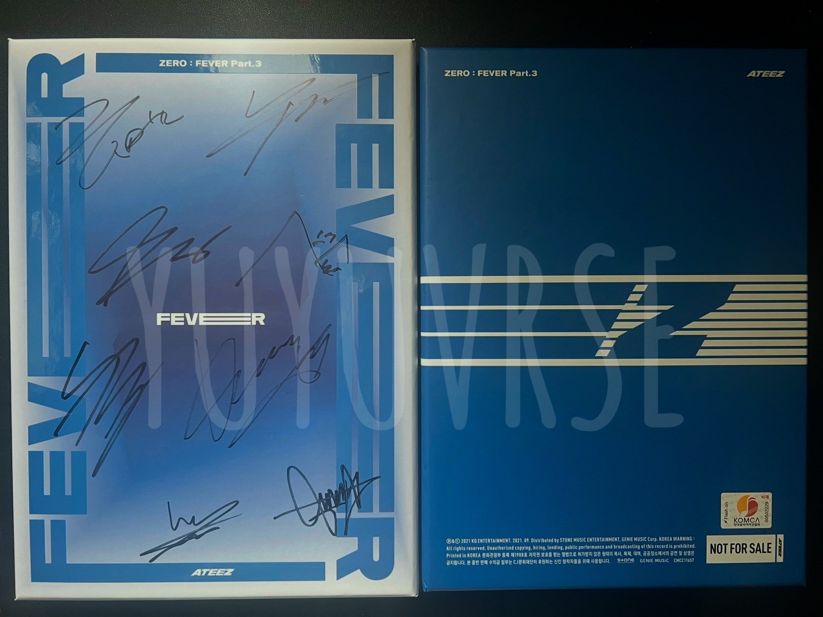 ATEEZ OT8 Signed Album Fever pt 3