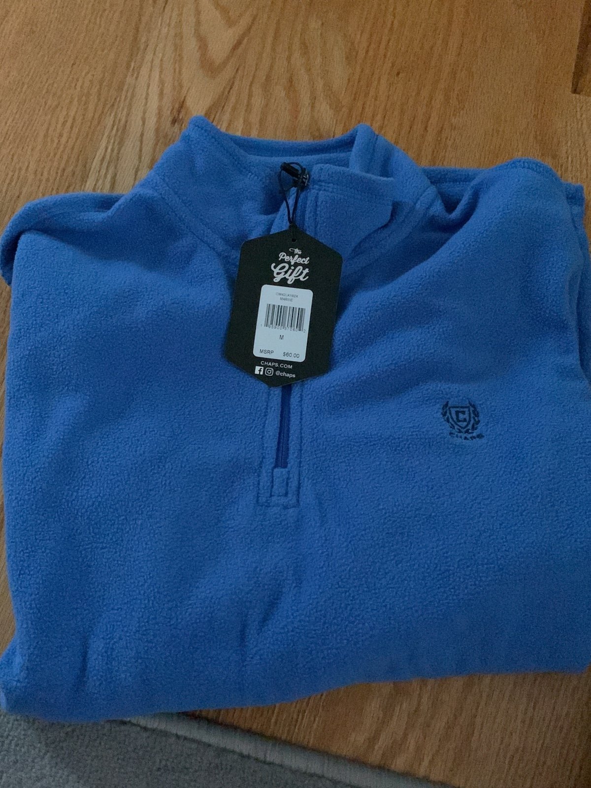 Chaps 1/4 zip fleece