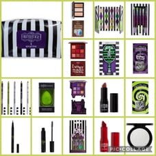 *NEW* 17x Makeup Revolution x Beetlejuice Makeup Collection Set PALETTE Bag
