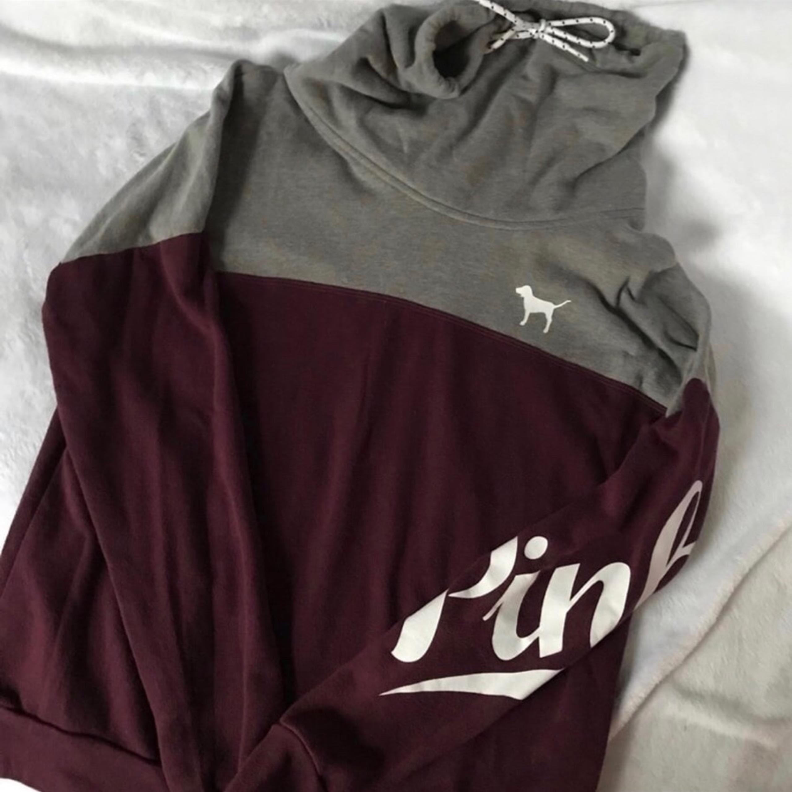 PINK Cowl Neck Sweatshirt