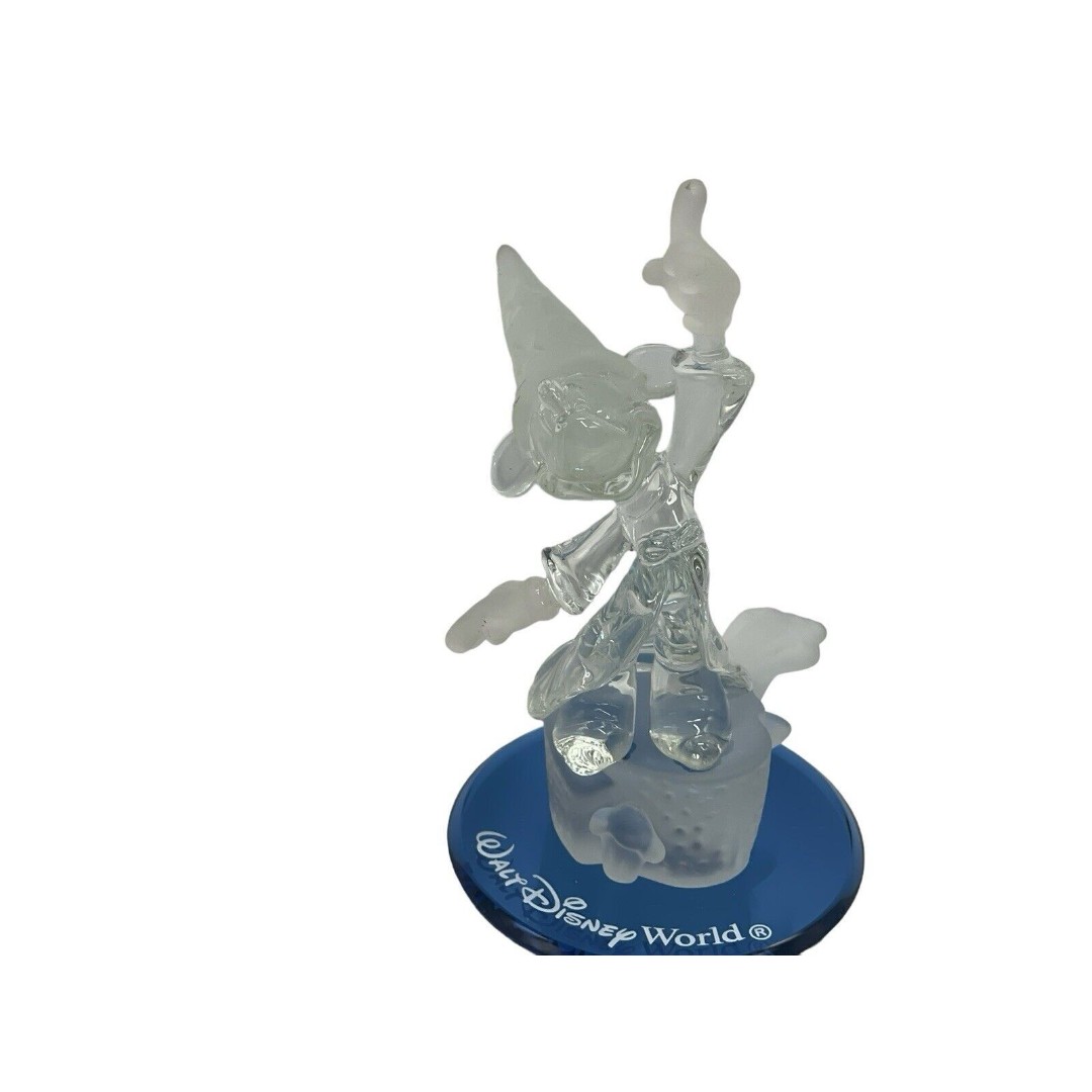 Disney Fantasia Mickey Mouse Sorcerer's Apprentice Glass Disney World Figure