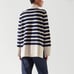 Cos Aline Roll Neck Mock Neck Turtleneck Striped Knit Sweater Medium