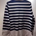 Cos Aline Roll Neck Mock Neck Turtleneck Striped Knit Sweater Medium