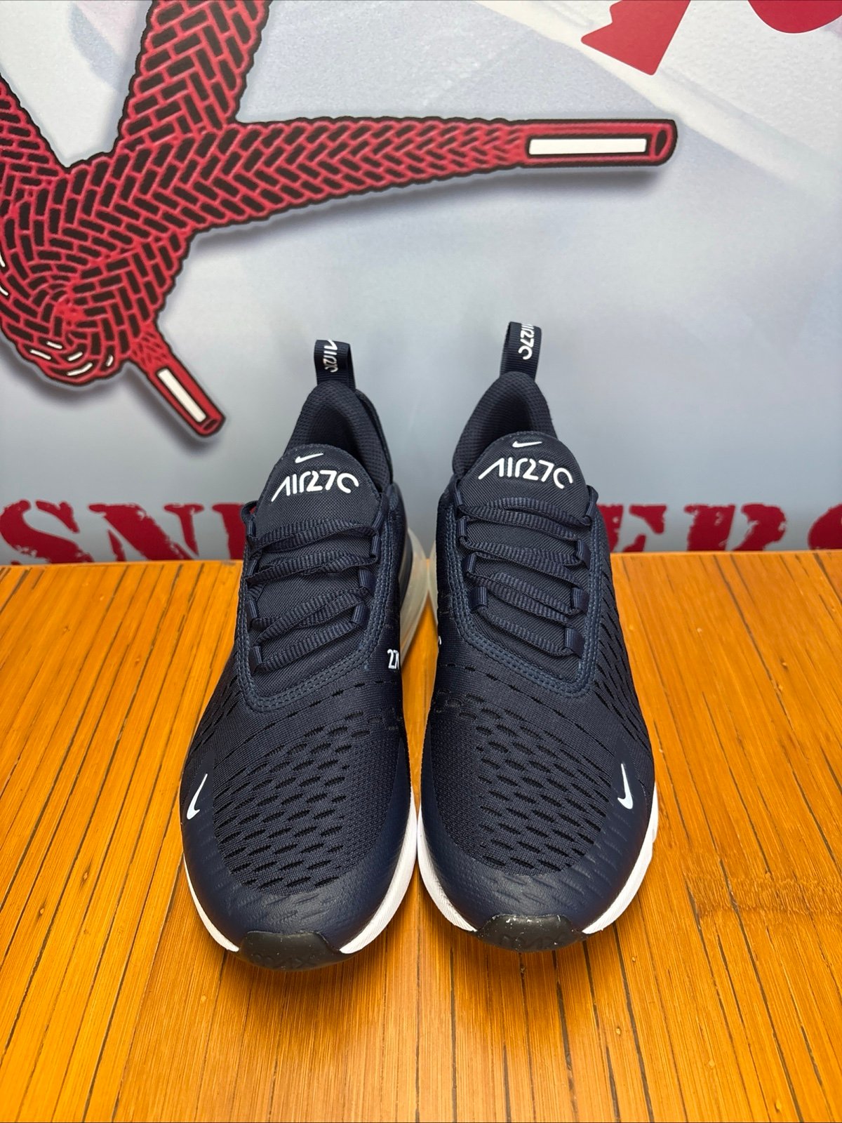 Nike Air Max 270 Obsidian White Size 6.5Y Womens Size 8 NEW