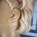 Antique 1920's Lamoureux Mannequin NYC Art Deco Human Hair Signed Female Bust
