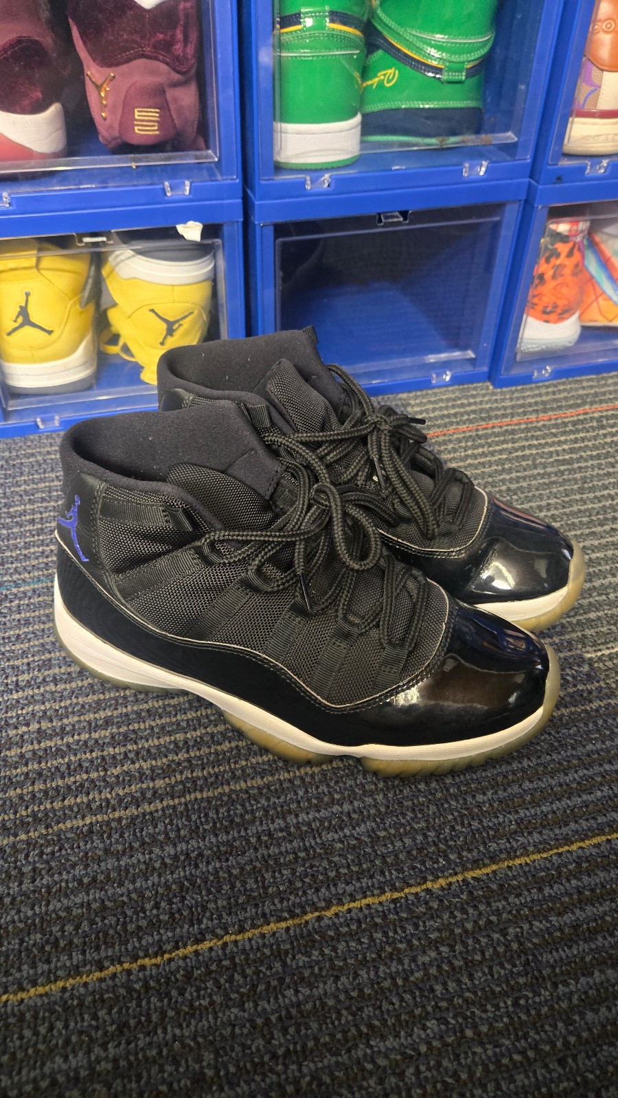 2016 Men's Nike Air Jordan 11 Retro Space Jam Black High Sz 9  (378037-003)