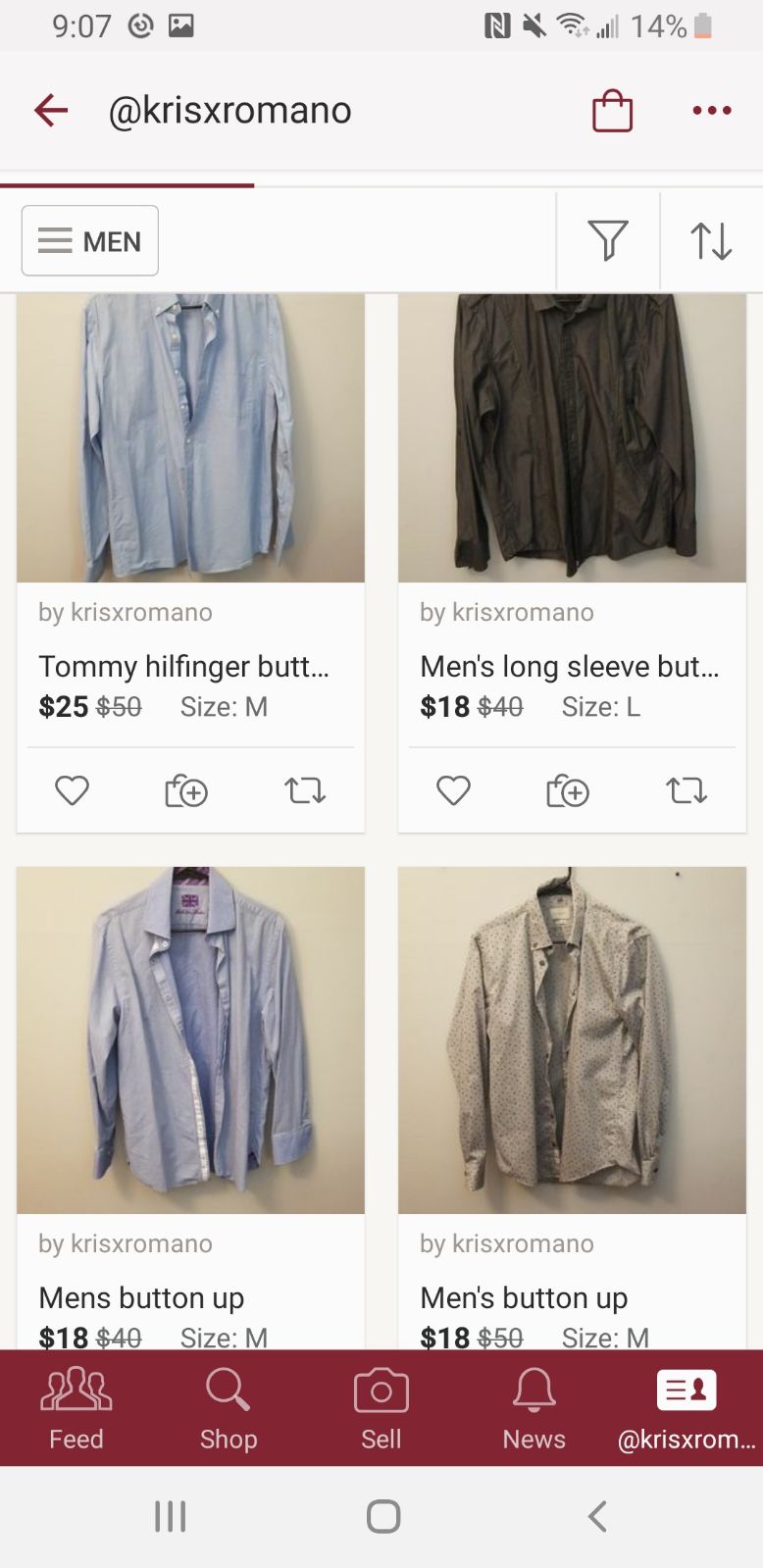 mens shirts
