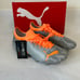 NEW PUMA Soccer Cleats Gray Orange Studded Sole Ultra 2.5 FG/AG Mens 6.5