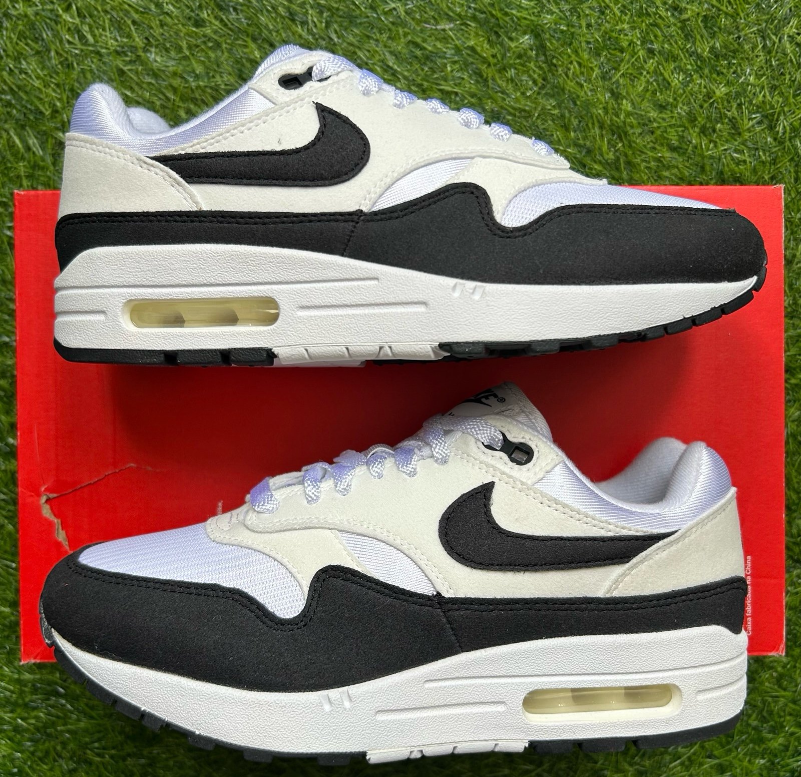 NEW Nike Air Max 1 Black White Women’s Size 10