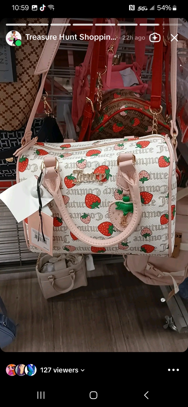 Juicy couture freshly picked satchel