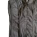 TRIPP NYC Pinstripe Halter Corset Top Size S Button Front Lace Up Back Goth Y2K