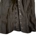 TRIPP NYC Pinstripe Halter Corset Top Size S Button Front Lace Up Back Goth Y2K
