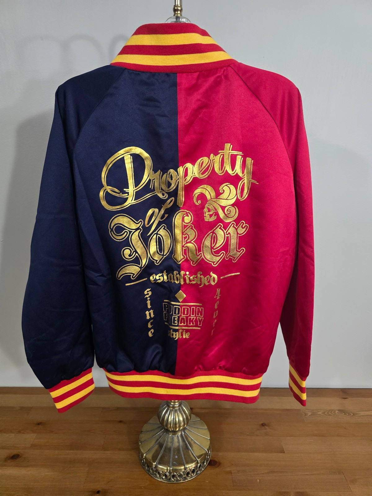 Suicide Squad Harley Quinn Property Of Joker Bomber Jacket NWT Prototype Rare