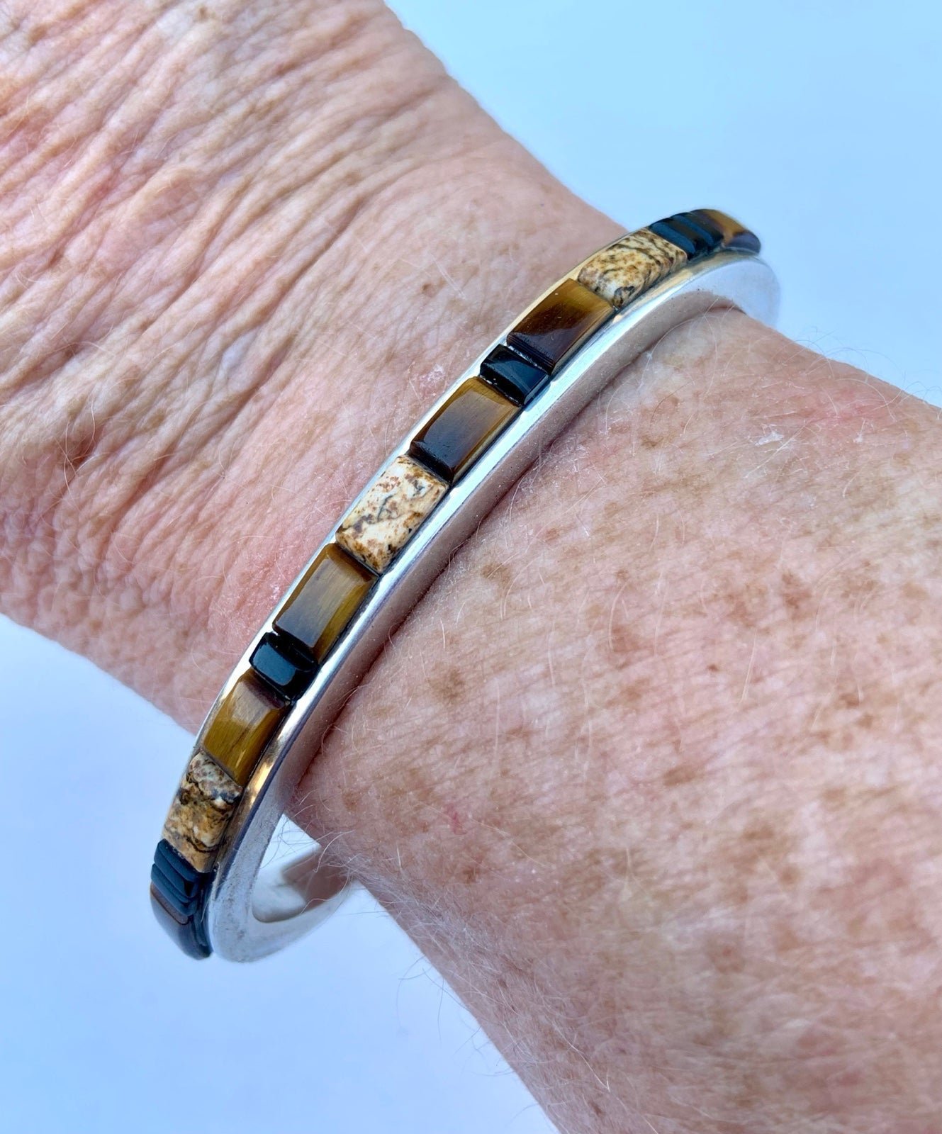Cobblestone Inlay Cuff