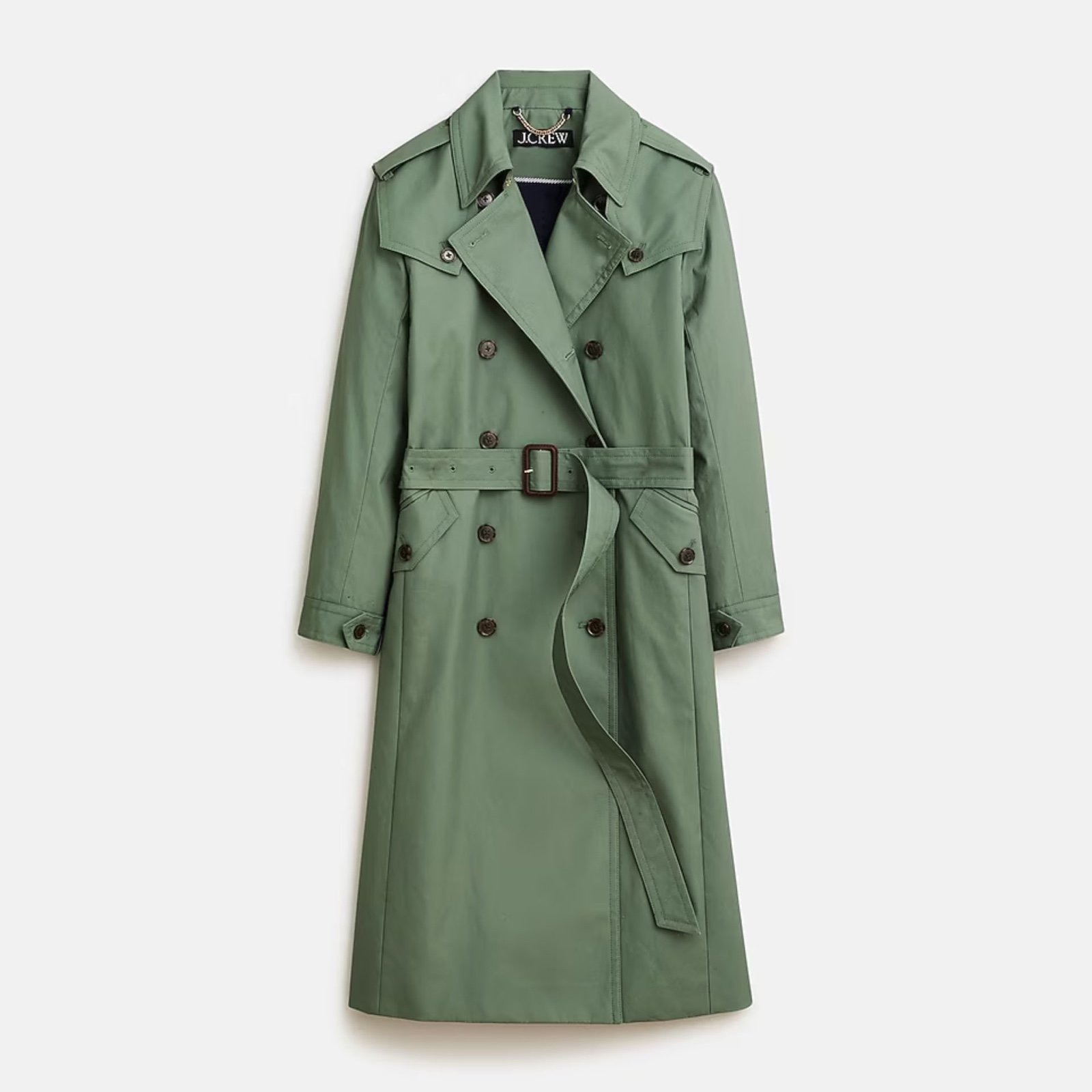 J Crew Double-Breasted Trench Coat
