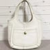 Coach White Leather Ergo 65th Anniversary Edition Satchel Tote Bag white 10743