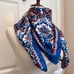 NWOT Max Mara Weekend Label-cut Printed Silk Twin Scarf Size: 90* 90cm Spring