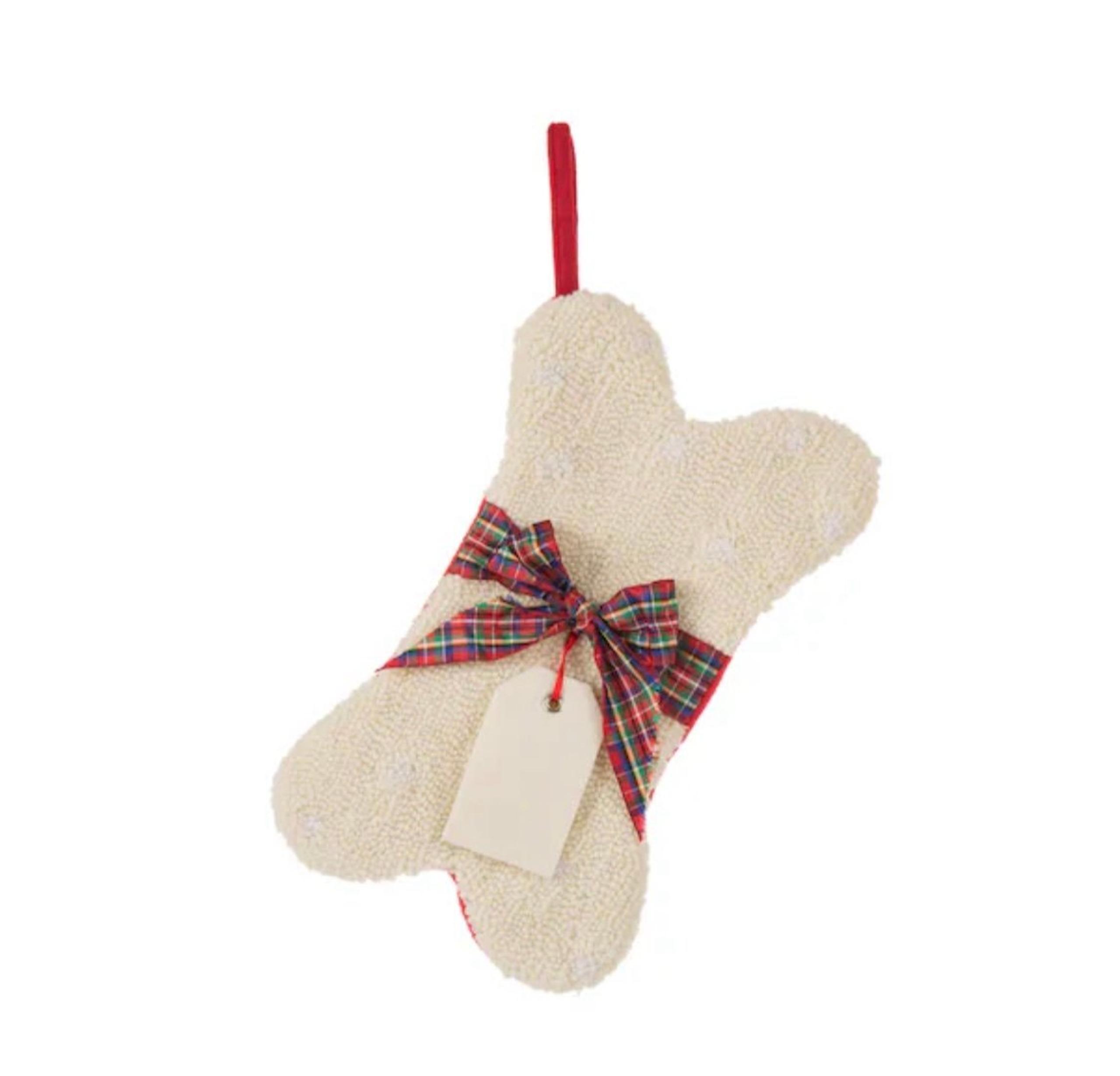 12.5" Bone Hooked Stocking