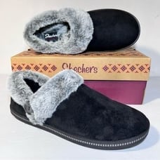 Skechers Cozy Campfire Slippers with Faux Fur - Fresh Toast